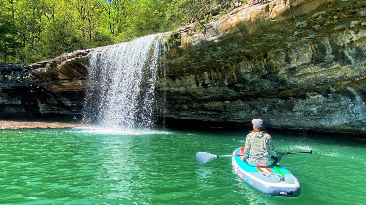 lake adventure in Arkansas