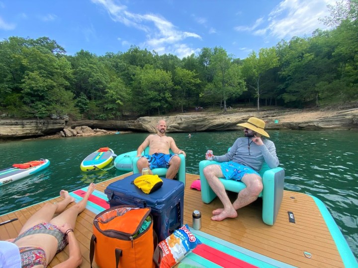 lake adventure in Arkansas