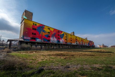 The Abandoned Cotton Belt Freight Depot In Missouri Is A Remnant Of The Cotton And Railroad Industries