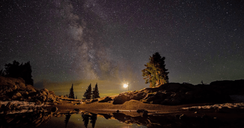 A Peaceful Escape Can Be Found Along The Upper Lodge to Artist Point Trail In Washington