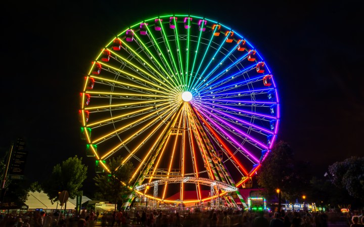 Various Rides at the Minneapolis state fair