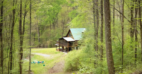 This Rustic Cabin In Georgia Has A Private Waterfall And Plenty Of Peace And Quiet