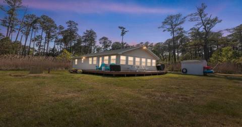 Explore The Coast Of Scotland, Maryland At This Cabin With A Private Dock And A Haunted Lighthouse