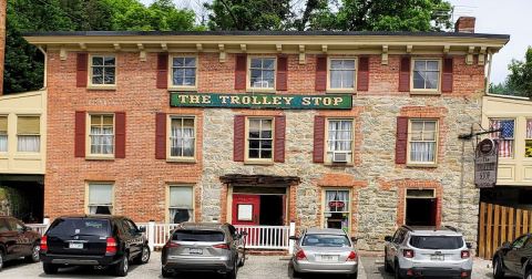 The Nostalgic And Homey Diner Hiding In Maryland's Most Historic Town