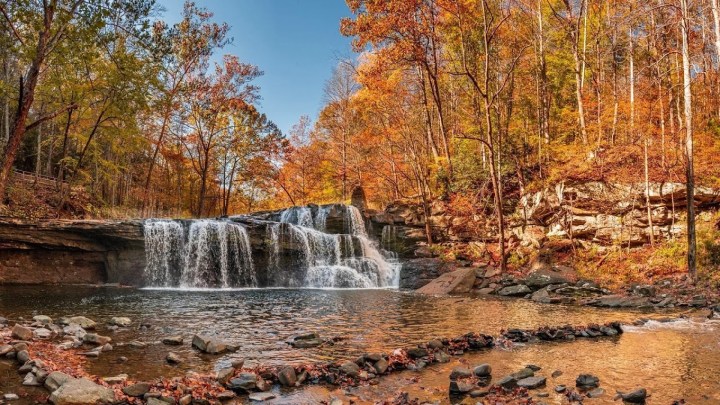 autumn town in Virginia