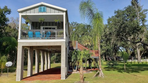 Sleep Among With Views Of Strawberry Fields At This Wondrous Treehouse In Florida