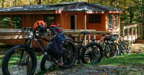 Explore Vermont's Back Country During The Day Then Fall Asleep In A Cozy Hut At Night