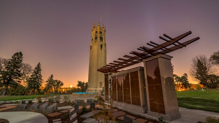 Hillcrest Cemetery at dawn