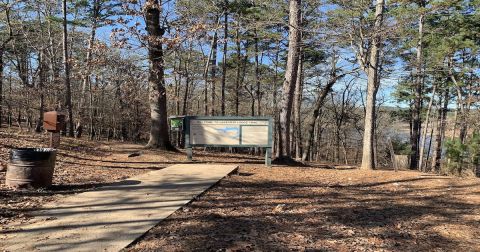 A Peaceful Escape Can Be Found Along The Lakeview Lodge Trail In Oklahoma