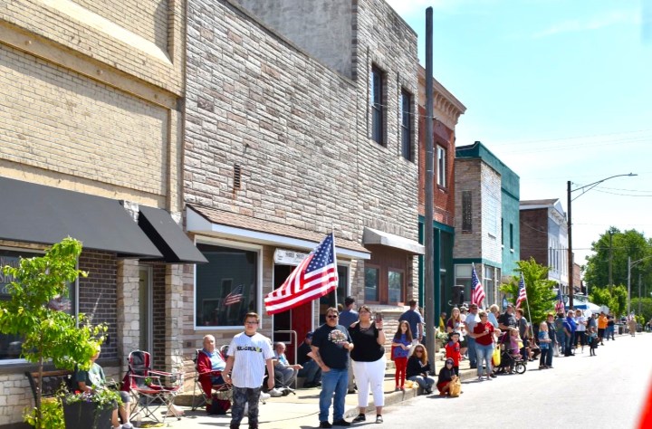 remote small town in Indiana