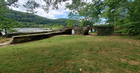 The Easy Trail That Might As Well Be The Old Stone Ruins Capital Of West Virginia