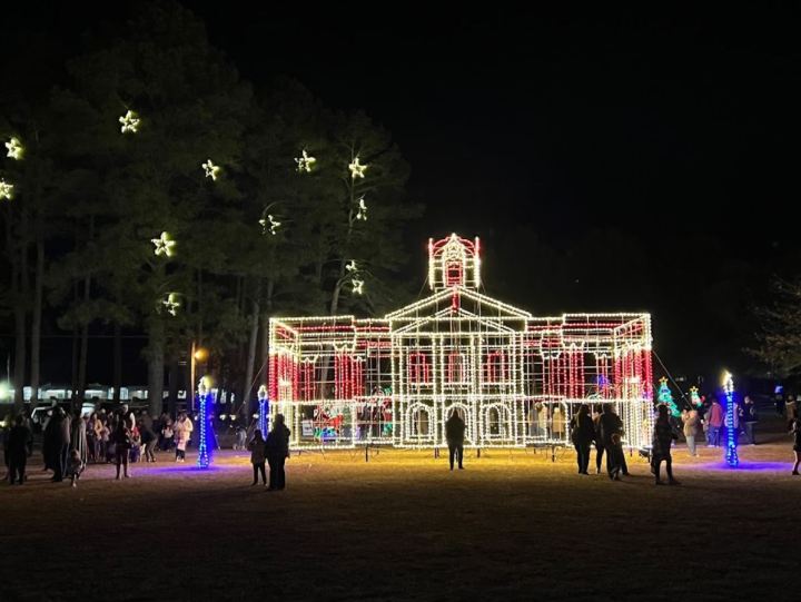 Christmas park in Arkansas