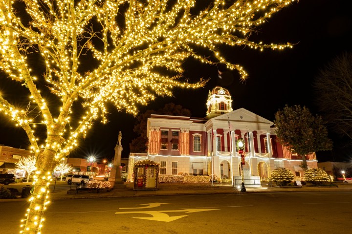 Christmas park in Arkansas