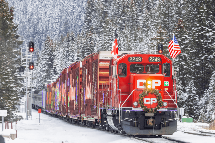 Canadian Pacific Holiday Train in Illinois