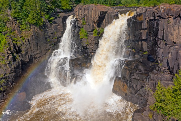 Spectacular High Falls of the Pigeon River in Ontario