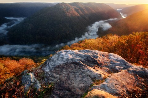 Wildfires Rage Through Over 1,500 Acres In New River Gorge National Park