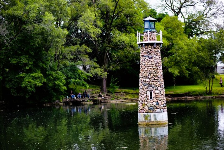 small-town park in Indiana