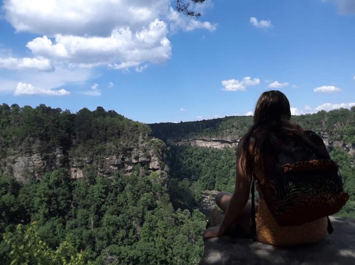 View from Eberhart Trail, near an abandoned theme park in Alabama