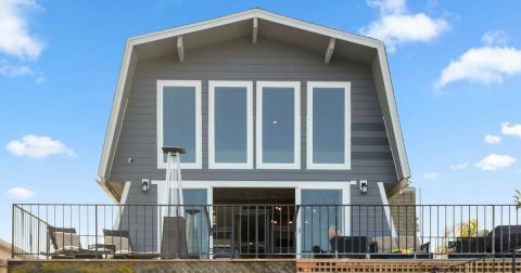 Enjoy A Water-Filled Weekend At This Waterfront Cabin In Northern California With Its Own Kayaks