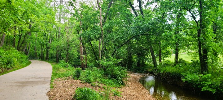 Biking and Walking Path In Arkansas