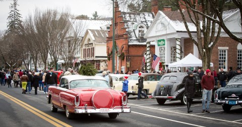 The Annual Event In Massachusetts That Is Based On A Norman Rockwell Painting