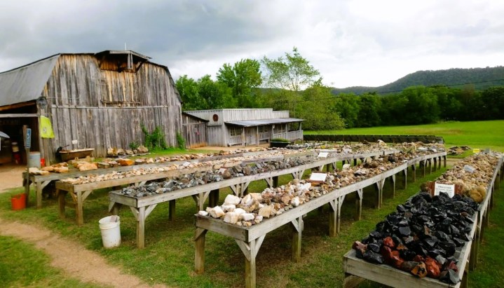 crystal mine in Arkansas.