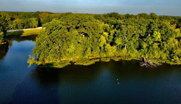 secret lake in Central Illinois