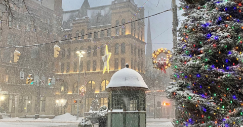 The Cozy City In Pennsylvania That Comes Alive Under A Blanket Of Snow