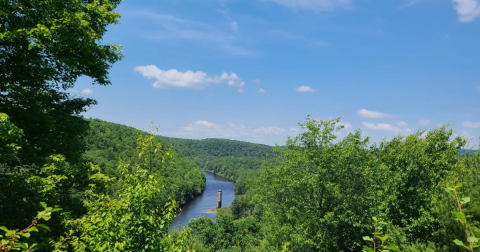 Enjoy A Scenic Stroll On A Little-Known Path That Meanders Through A Forest In Pennsylvania