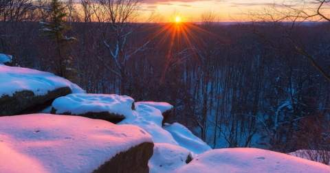 The Little-Known Natural Wonder Near Cleveland That Becomes Even More Enchanting In The Wintertime