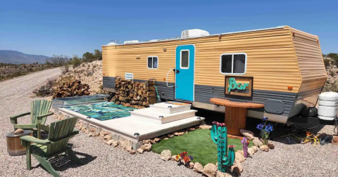 Stay In A Camper Overlooking Sedona And Jerome In Arizona