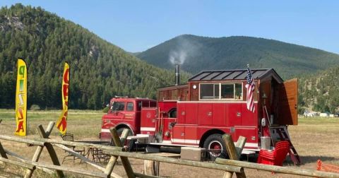 A Converted Fire Truck Is Now A Pizza Oven In Montana And You Need To Check It Out