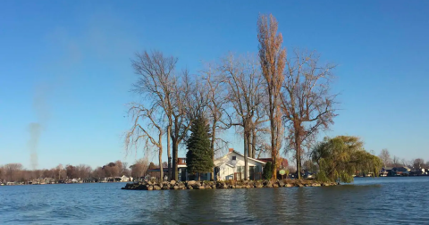 Stay In A Lakefront Cottage On Its Very Own Private Island In Ohio