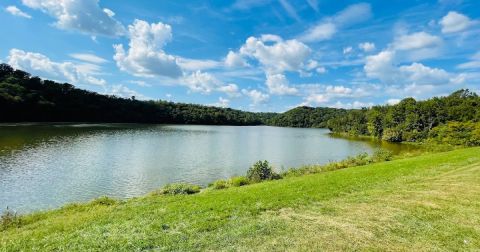 With A Water Slide, Lake, And Idyllic Views, This RV Campground In Indiana Is Absolutely Unreal