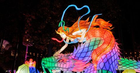 This North Carolina Chinese Lantern Festival Runs Through January & Is A Mesmerizing Adventure