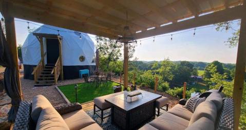 The New Glampground Getaway In Alabama With A Geodesic Dome, Tiny Homes, And More