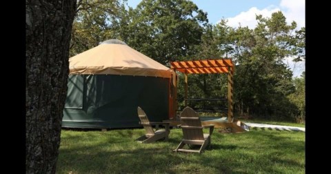 Go Glamping At This Magnificent Campground In Oklahoma With Yurts For An Unforgettable Adventure