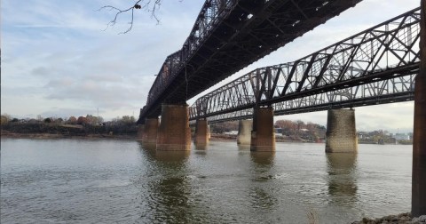 Crossing This 74-Year-Old Bridge In Tennessee Is Like Walking Through History