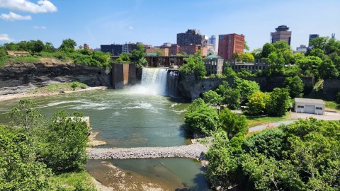 Enjoy A Stroll On A Beautiful Path Along This Iconic New York River