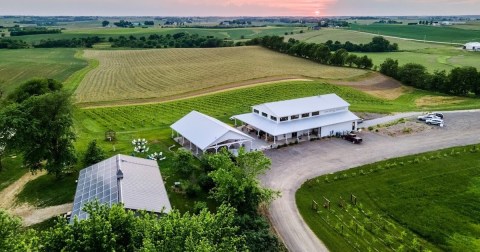 It's An Epic Country Adventure Visiting A Winery For A Farm-To-Table Dinner In Iowa