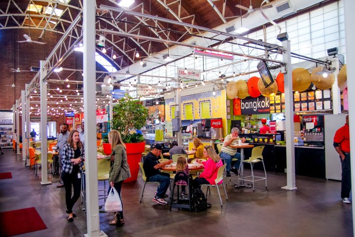 food hall in Little Rock