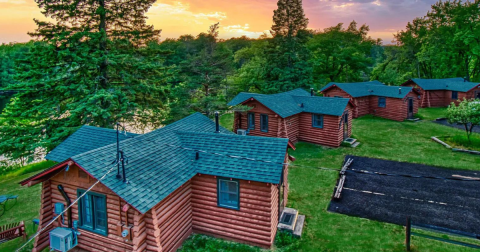 These Mountainside Log Cabins Are In Michigan And They Are A Bucket List Must