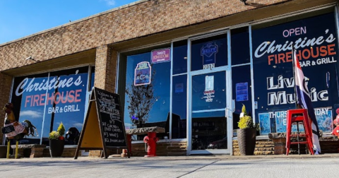 The Largest Tenderloins In Missouri Spill Off The Bun At Christine’s Firehouse Bar & Grill