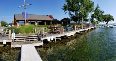 You'll Love The Stunning Waterfront Views At This Yummy Michigan Restaurant