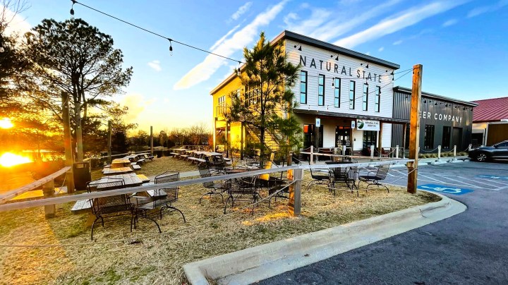 waterfront brewery in Arkansas