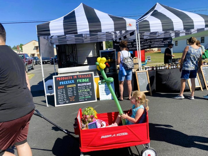 seasonal farmers' market in Arkansas