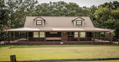 The Secluded Log Cabin In Mississippi Is Just Minutes From John W Kyle State Park