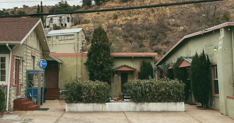 Head To The Jonquil Motel To Dial-A-Poem At This Quirky Telepoem Booth In Bisbee, Arizona