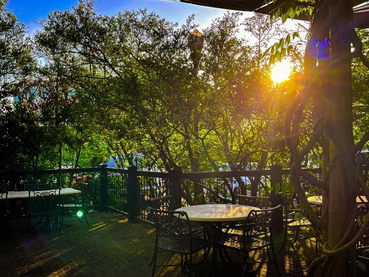 enchanting garden restaurant in North Carolina