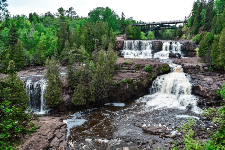 Gooseberry Falls State Park, North Shore of Lake Superior in Minnesota